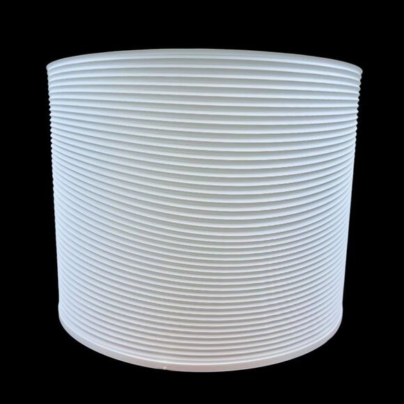 Ridged Table Lamp, Desk Lamp and Shade, Bedside Lamp, Sculptural Design - Picture 10 of 11